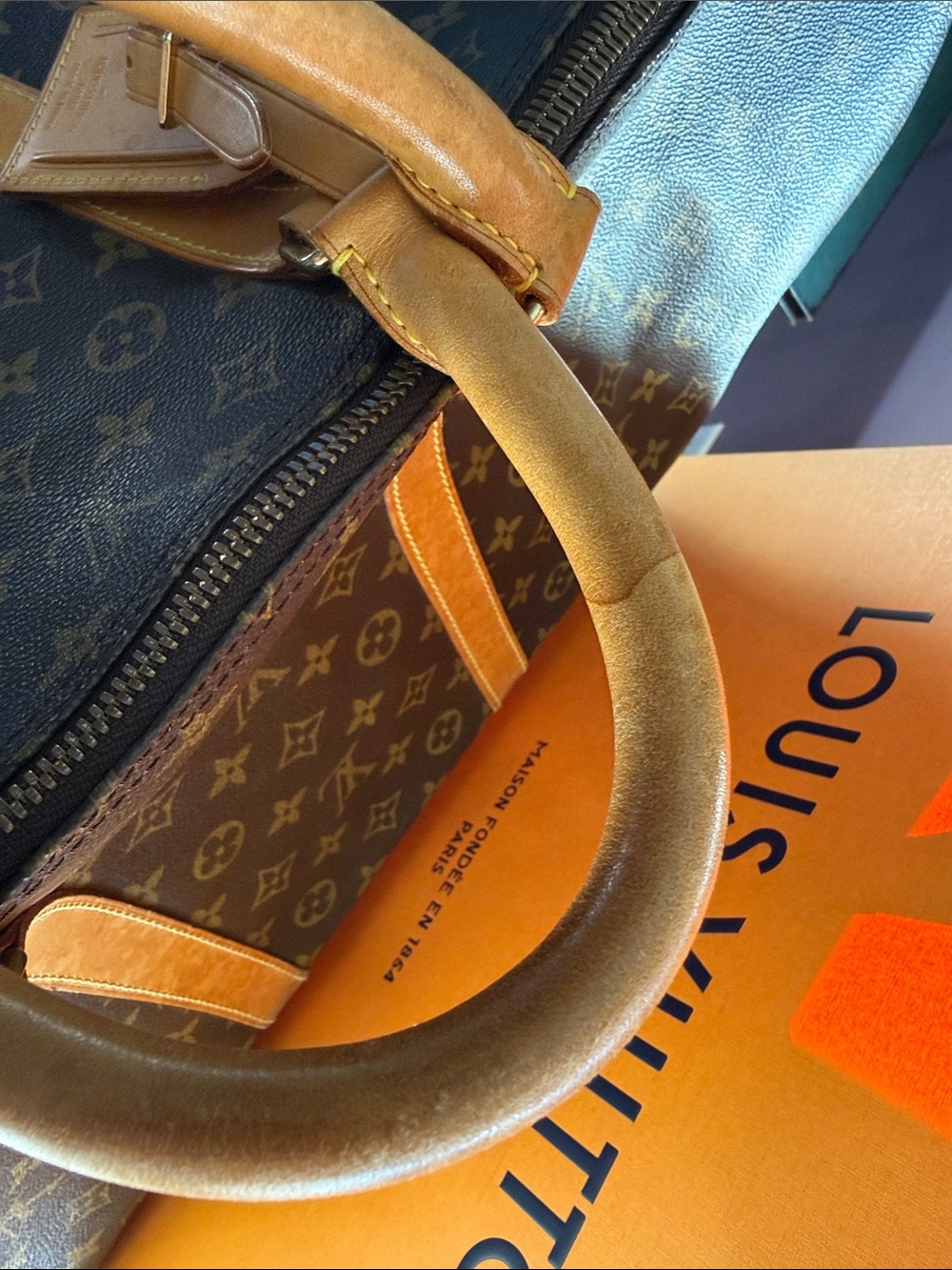 Louis Vuitton Monogram Keepall Bandouliere 60 - Picture 7 of 16